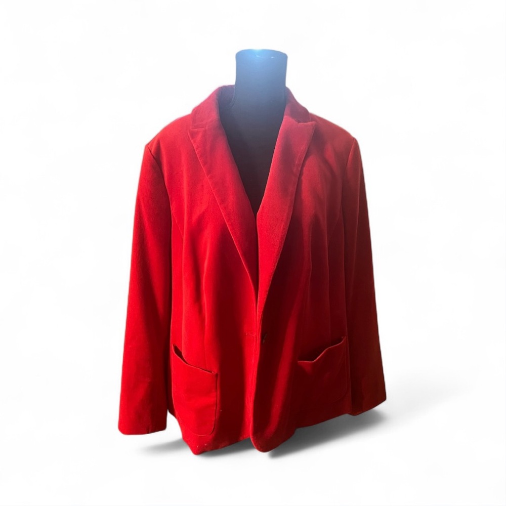 Talbots Bold Red Jacket - Picture 2 of 5